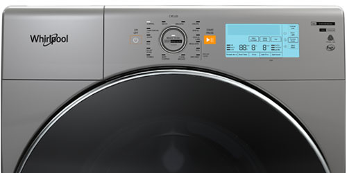 Lavadora secadora 10 Kg carga frontal Whirlpool 7501545510465 Panel Touch.