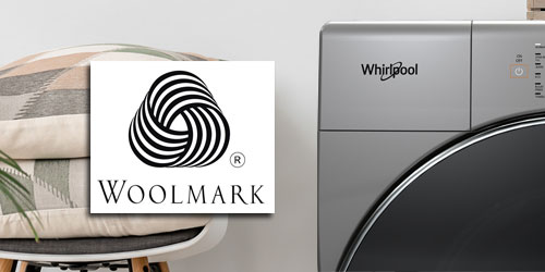 Lavadora secadora 10 Kg carga frontal Whirlpool 7501545510465 Ciclo Woolmark para proteger tus prendas de algodón y certificado para el cuidado de este tipo de prendas.