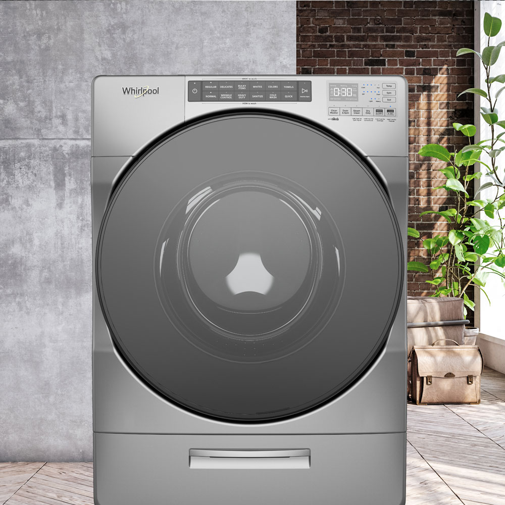 Lavasecadoras Whirlpool 883049602622 con Ciclo de lavado con Vapor y Ciclo Sanitizante para desinfectar prendas y arrancar mejor manchas y mugre.