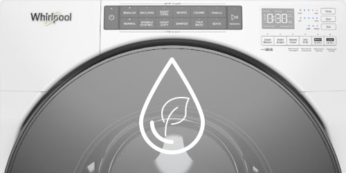 Lavasecadoras Whirlpool 883049602639 con sistema de sensado automático de carga que asigna justo la cantidad exacta de agua evitando desperdicios.