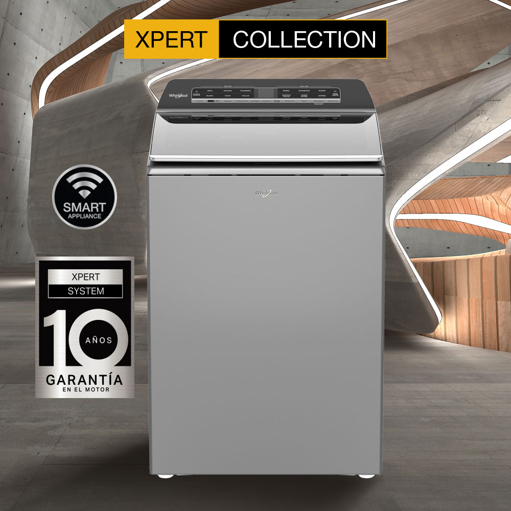 Lavadoras Whirlpool 883049602011 con conexión Wi-Fi, funcionalidad con google assitant y dispensador automático Load&Go.