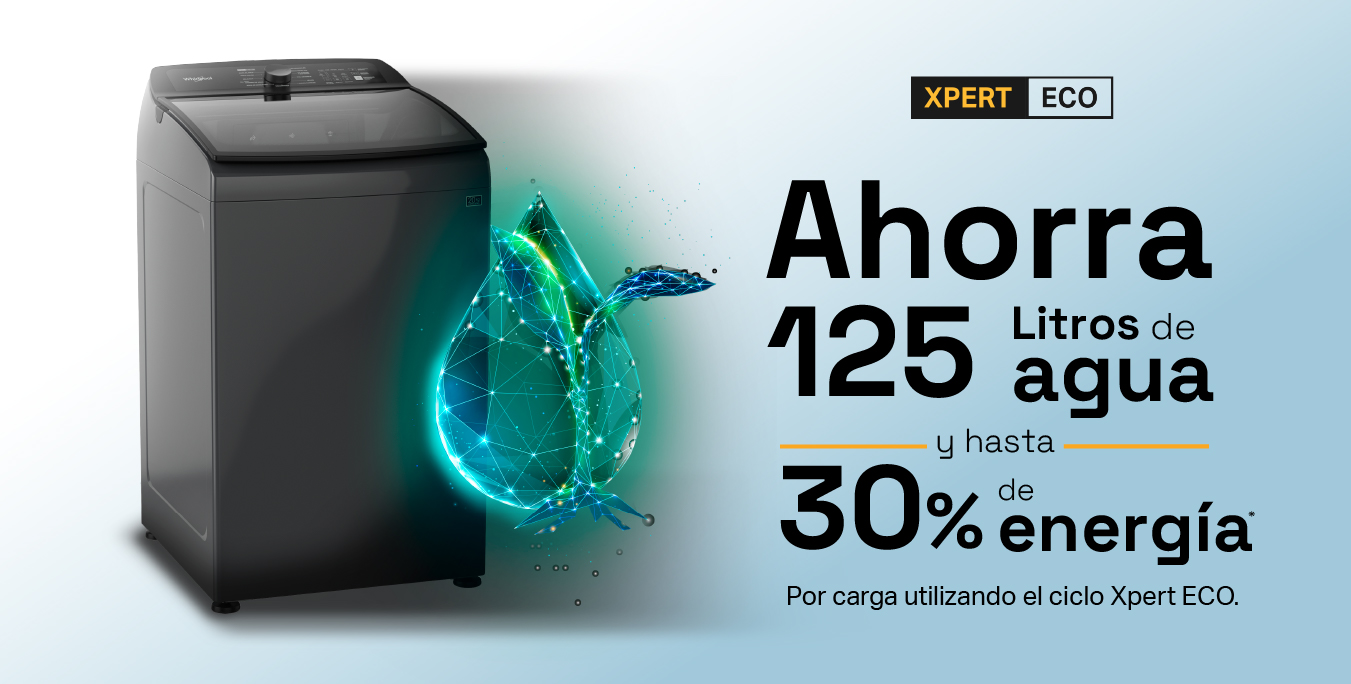 Nevecón 4 puertas Whirlpool 7501545587931 con 5 tecnologías, xpert inverter y con 592 litros de capacidad.