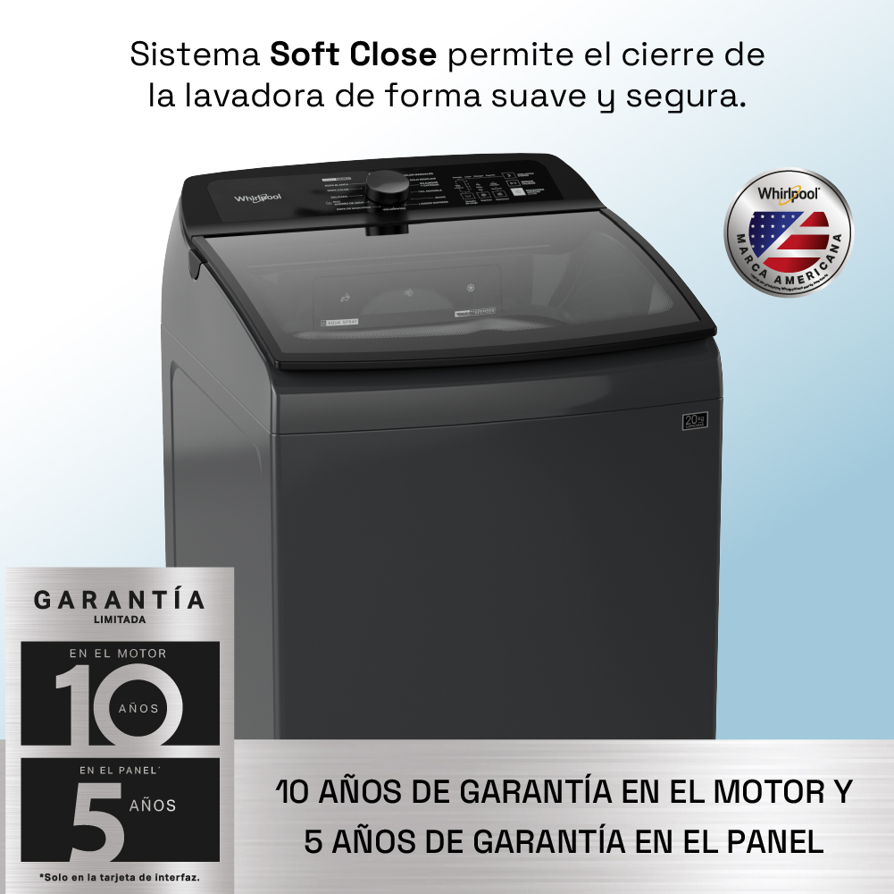 Nevecón 4 puertas Whirlpool 7501545587931 con 5 tecnologías, xpert inverter y con 592 litros de capacidad.
