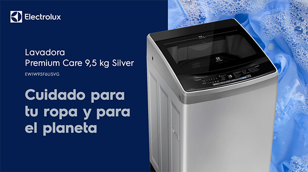 Lavadora Electrolux 9kg Premium Care Silver - Electrolux-EWIW09F2USVG
