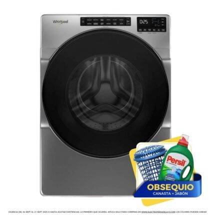 Lavadora WHIRLPOOL 21 Kilos Carga Frontal 7MWFW5605MC Gris