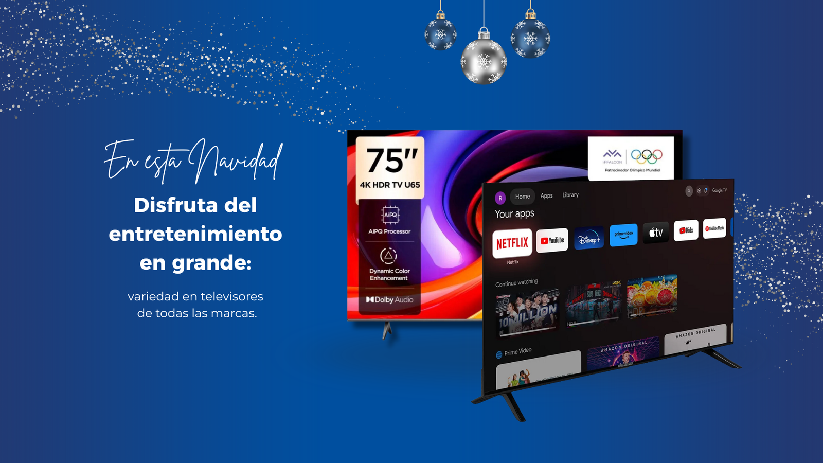 Televisores y sistemas de sonido para el hogar