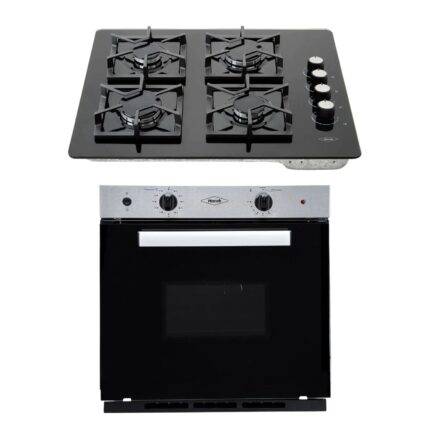 Combo Haceb Horno PA INOX NE + Estufa Tandoori Cristal